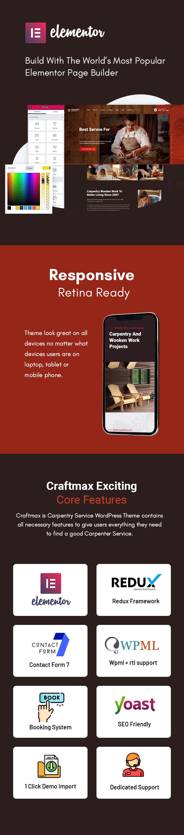 Craftmax - Carpenter WordPress Theme - 2
