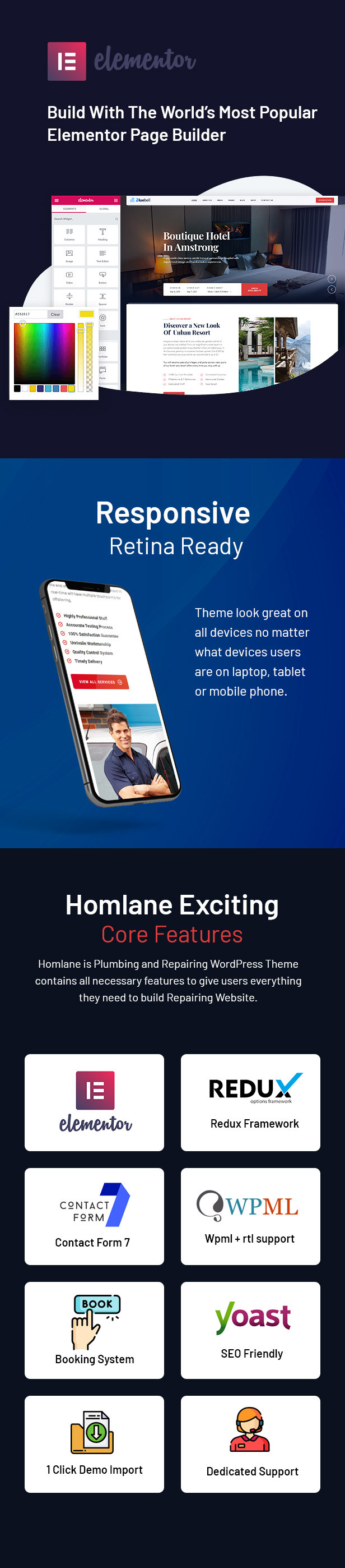 Homlane - Multipurpose Servicing And Repairing WordPress Theme - 2