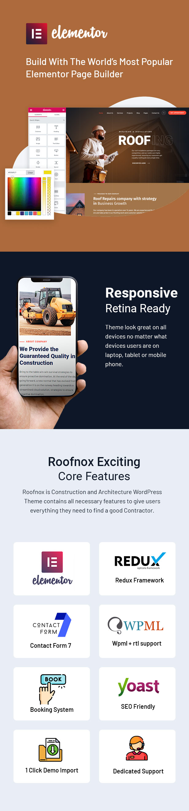 Roofnox - Roof Construction and Repair WordPress Theme - 2