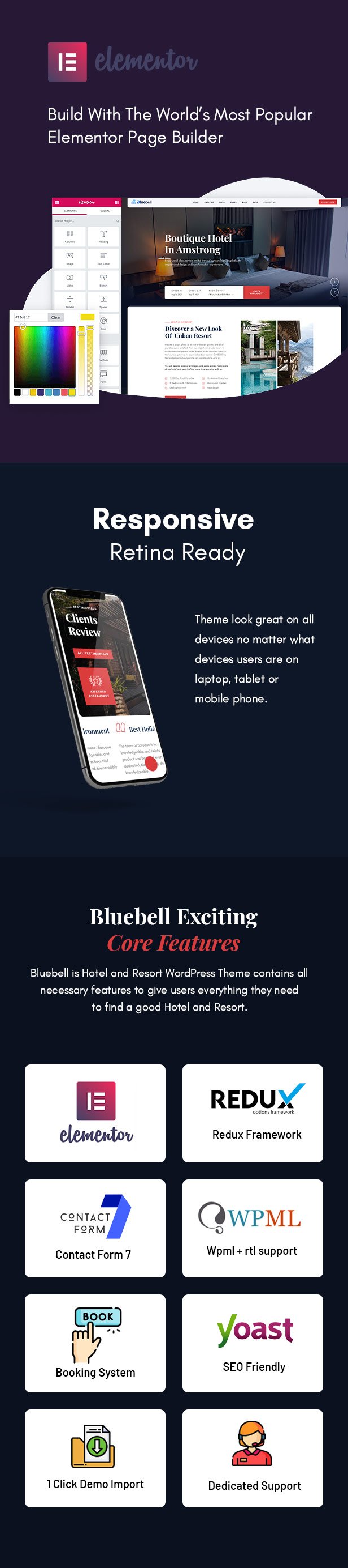 Bluebell - Hotel & Resort WordPress Theme - 2